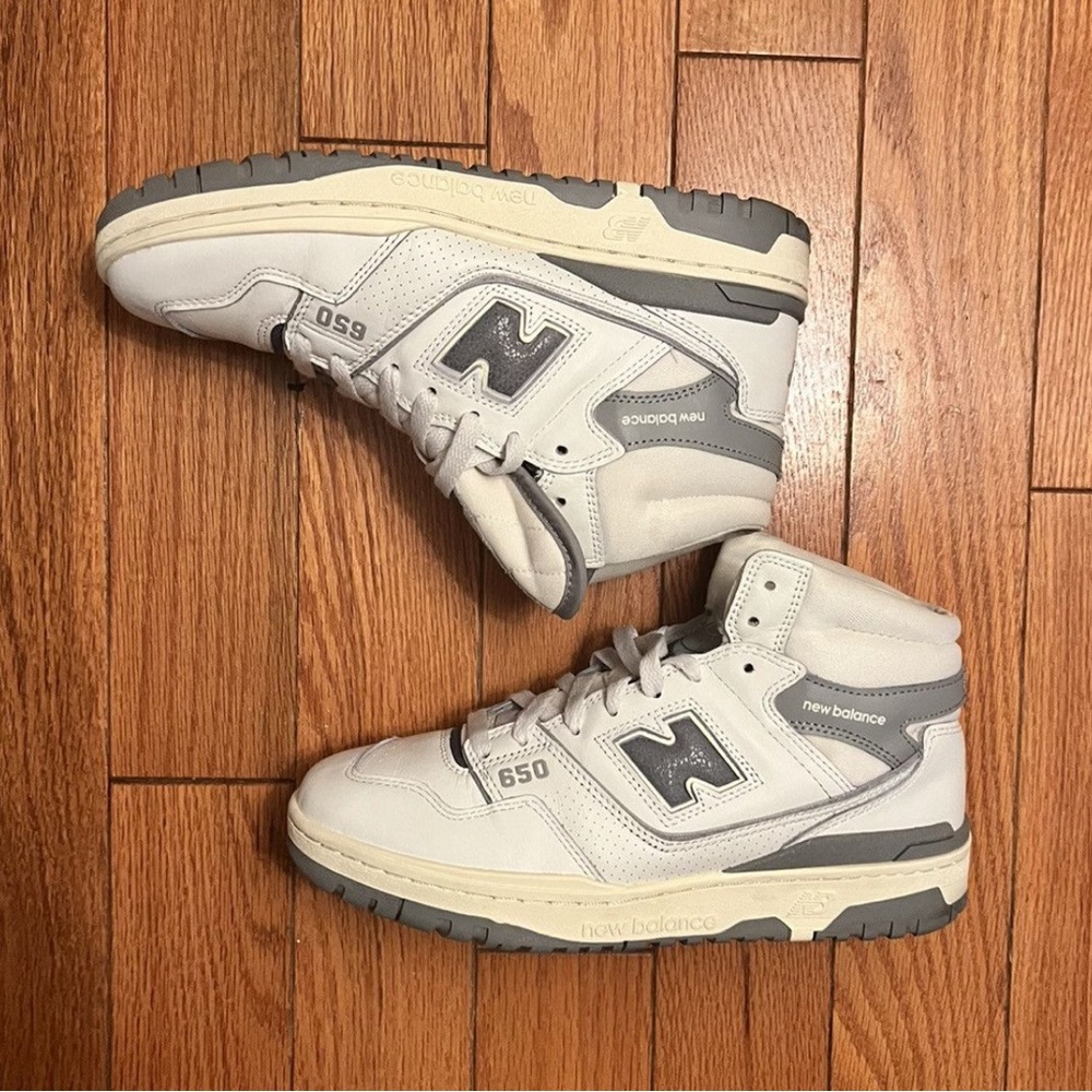 New Balance Men's Gray High-Top Sneakers